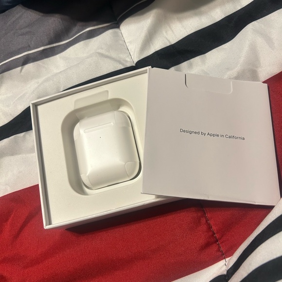 Apple AirPods with White Charging Case